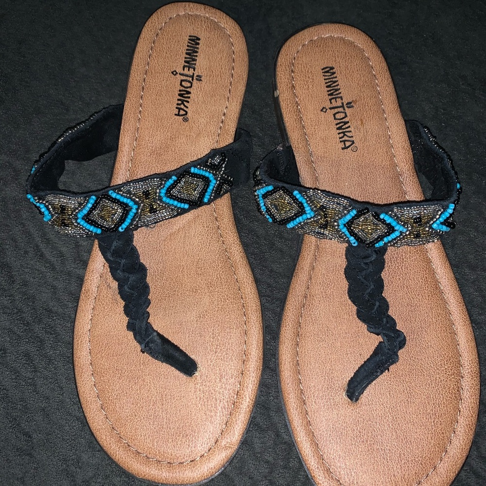 Minnetonka Leather Sandals